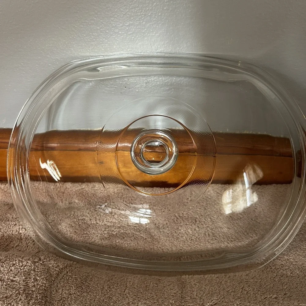 Pyrex oval domed